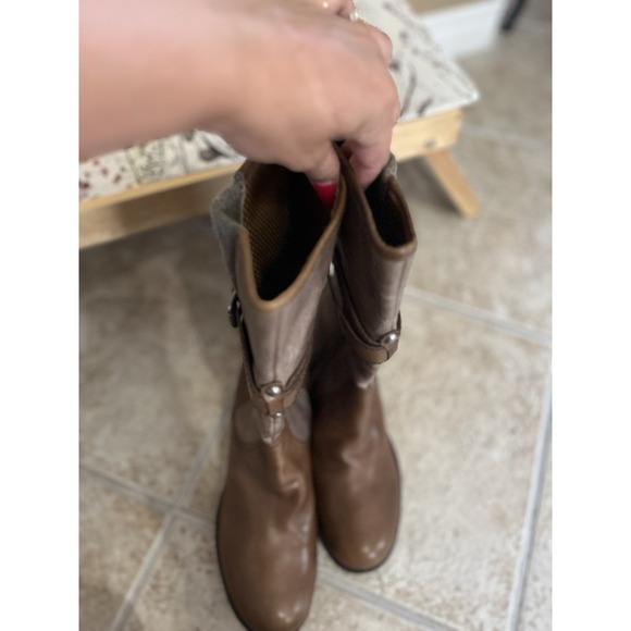 Naya Saffron Boot Womens Belted Leather Boots 8M   39-40EU - Picture 10 of 16